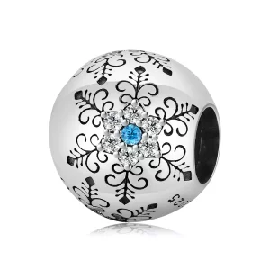 (afbeelding voor) Pandora Style Sneeuwvlokken Bedel - BSC513