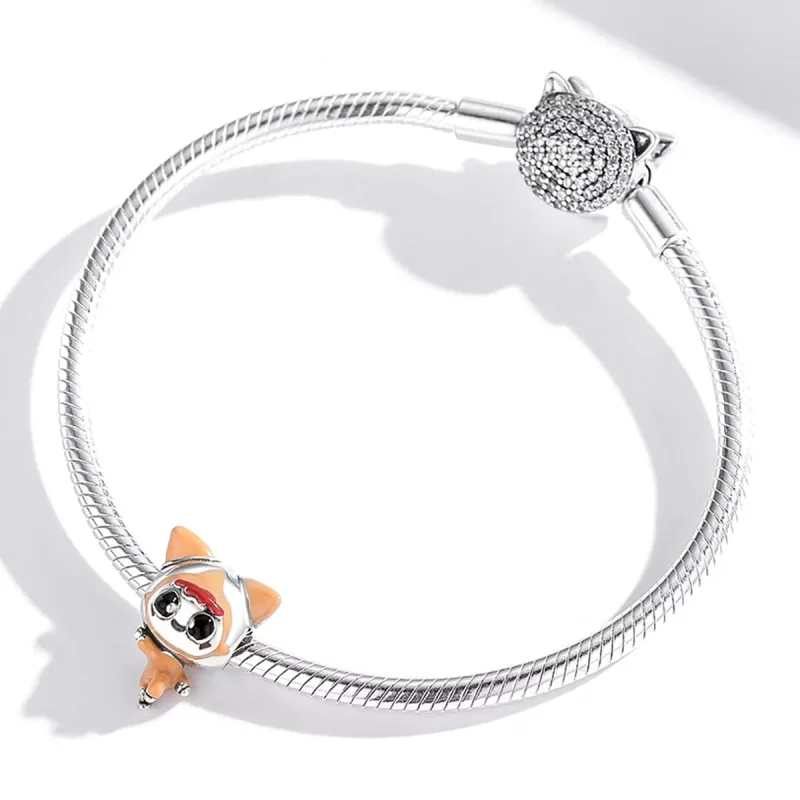 (afbeelding voor) Pandora Style Space Cat Pop Bedel - SCC1941 - Bekijken 4