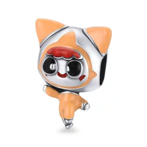 Pandora Style Space Cat Pop Bedel - SCC1941 (afbeelding voor) Pandora Style Space Cat Pop Bedel - SCC1941