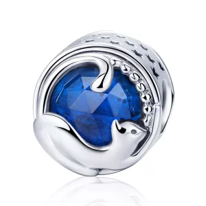 (afbeelding voor) Pandora Style Speelse kat Bedel - SCC708