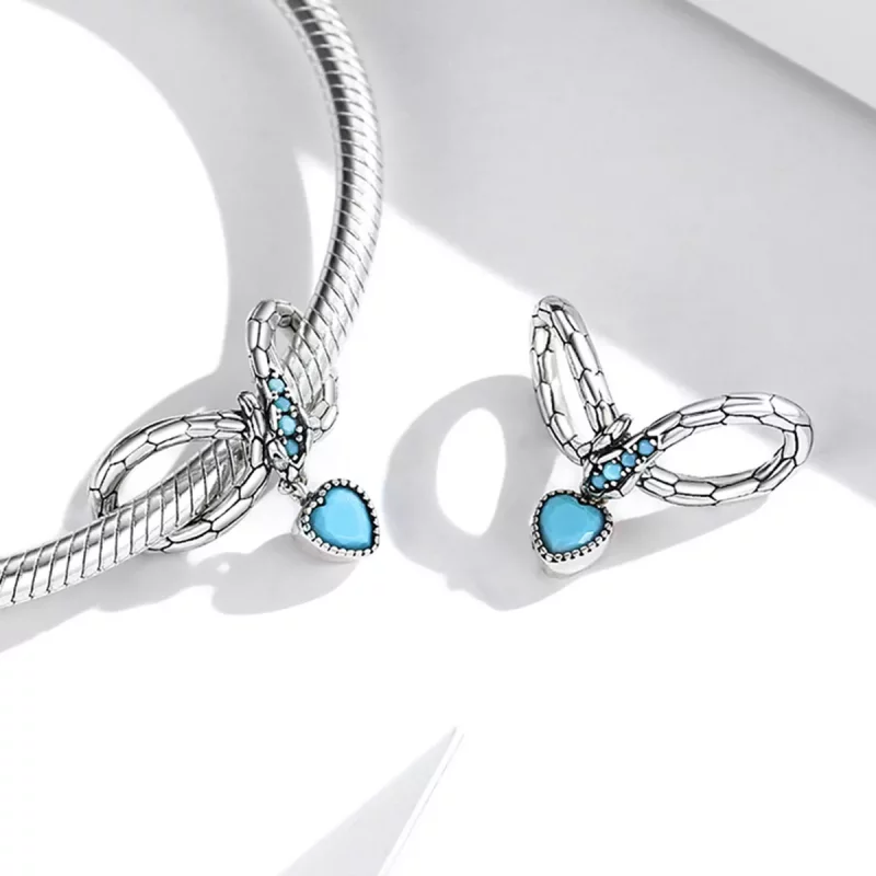 (afbeelding voor) Pandora Style Spirit Snake Oneindige Liefde Bedel - SCC2004 - Bekijken 4