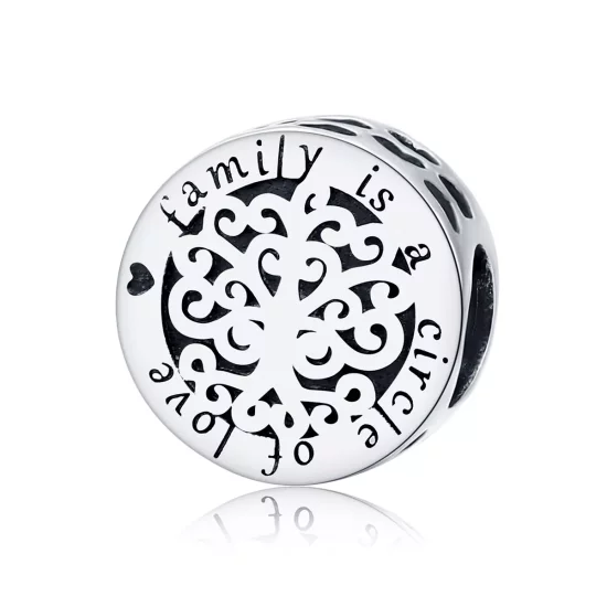(afbeelding voor) Pandora Style Sprankelende stamboom Bedel - SCC1324