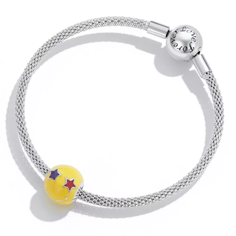 (afbeelding voor) Pandora Style Star Eye Smiley Bedel - SCC2190 - Bekijken 4