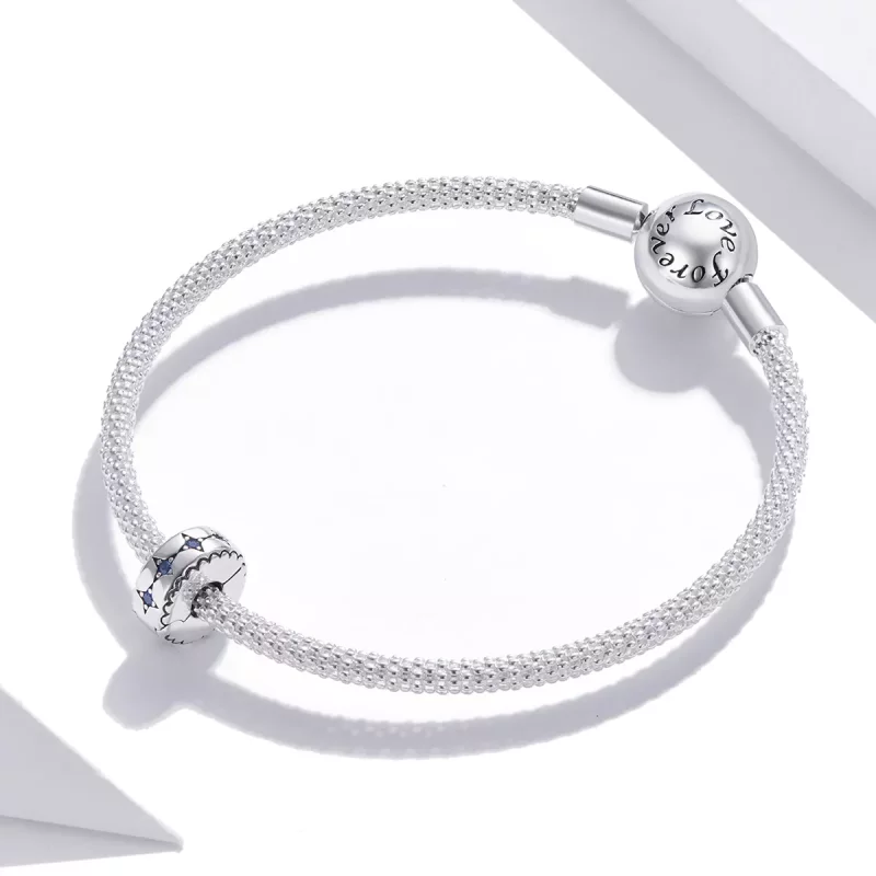 (afbeelding voor) Pandora Style Sterrenhemel Spacer Bedel - BSC443 - Bekijken 3