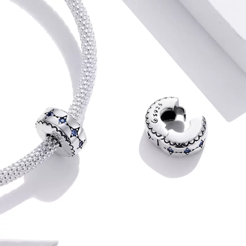 (afbeelding voor) Pandora Style Sterrenhemel Spacer Bedel - BSC443 - Bekijken 4
