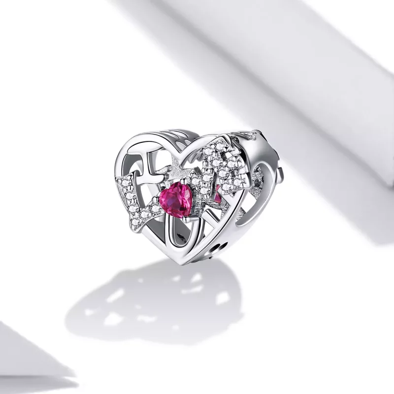 (afbeelding voor) Pandora Style Straal liefde Bedel - BSC479 - Bekijken 2