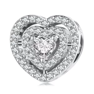 (afbeelding voor) Pandora Style Stralend Hart Bedel - BSC662