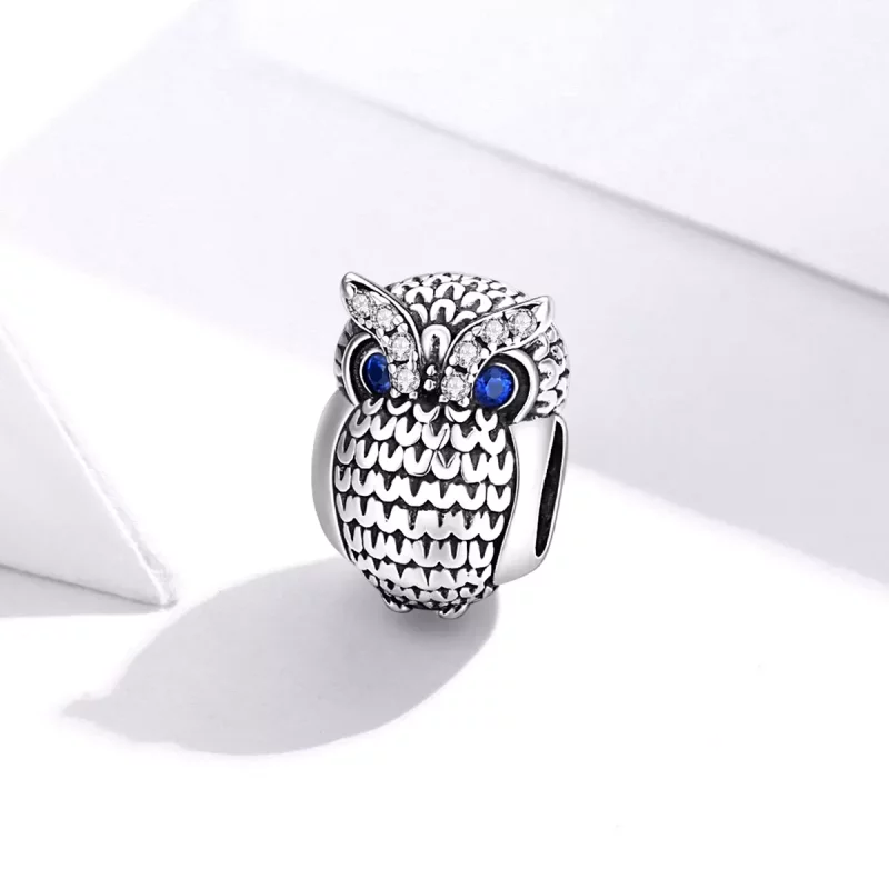 (afbeelding voor) Pandora Style stralende uil Bedel - SCC1607 - Bekijken 2