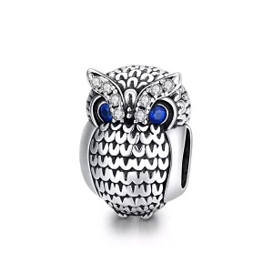 (afbeelding voor) Pandora Style stralende uil Bedel - SCC1607