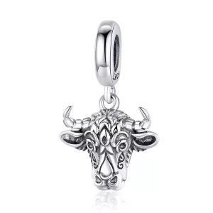 Pandora Style Tauren Hangende Bedel - SCC1316 (afbeelding voor) Pandora Style Tauren Hangende Bedel - SCC1316