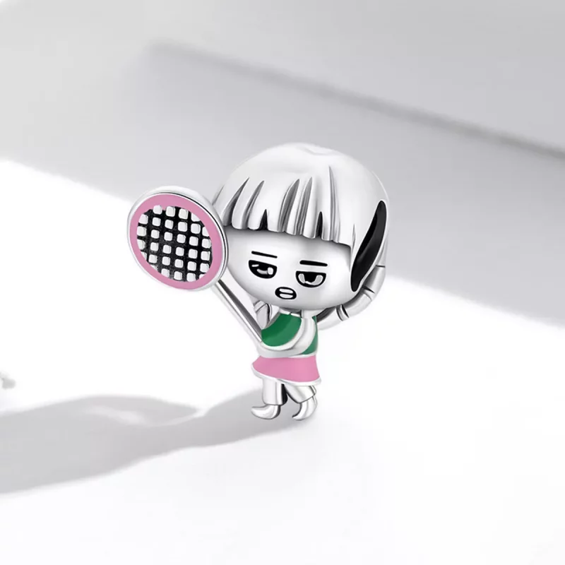 (afbeelding voor) Pandora Style Tennis Meisje Bedel - SCC2051 - Bekijken 2