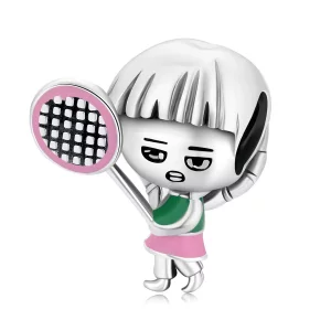 (afbeelding voor) Pandora Style Tennis Meisje Bedel - SCC2051
