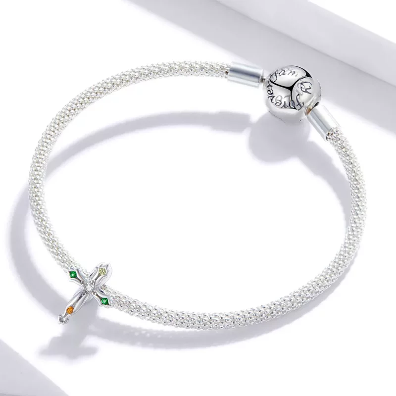 (afbeelding voor) Pandora Style Thanksgiving Kruis Bedel - BSC343 - Bekijken 3
