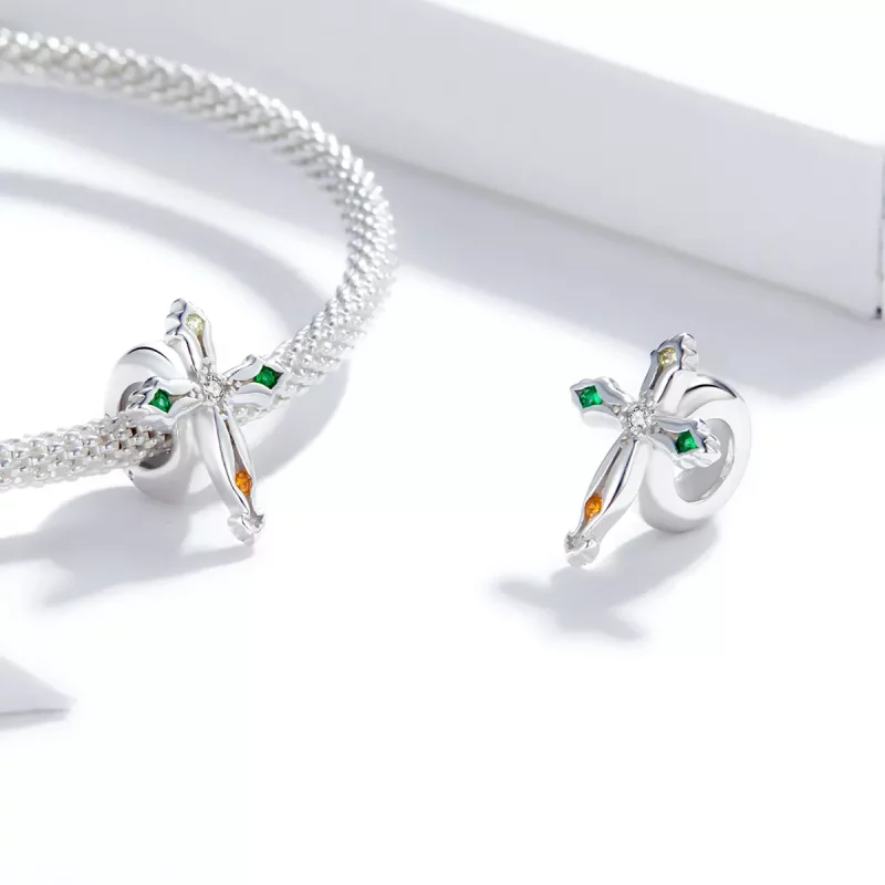 (afbeelding voor) Pandora Style Thanksgiving Kruis Bedel - BSC343 - Bekijken 4
