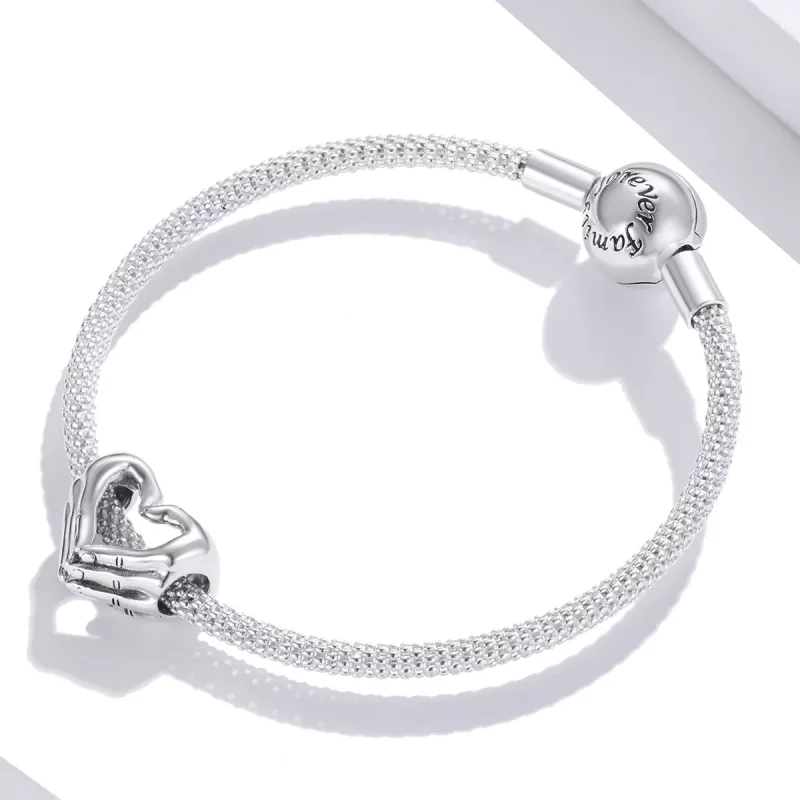 (afbeelding voor) Pandora Style Toon liefde Bedel - BSC498 - Bekijken 3