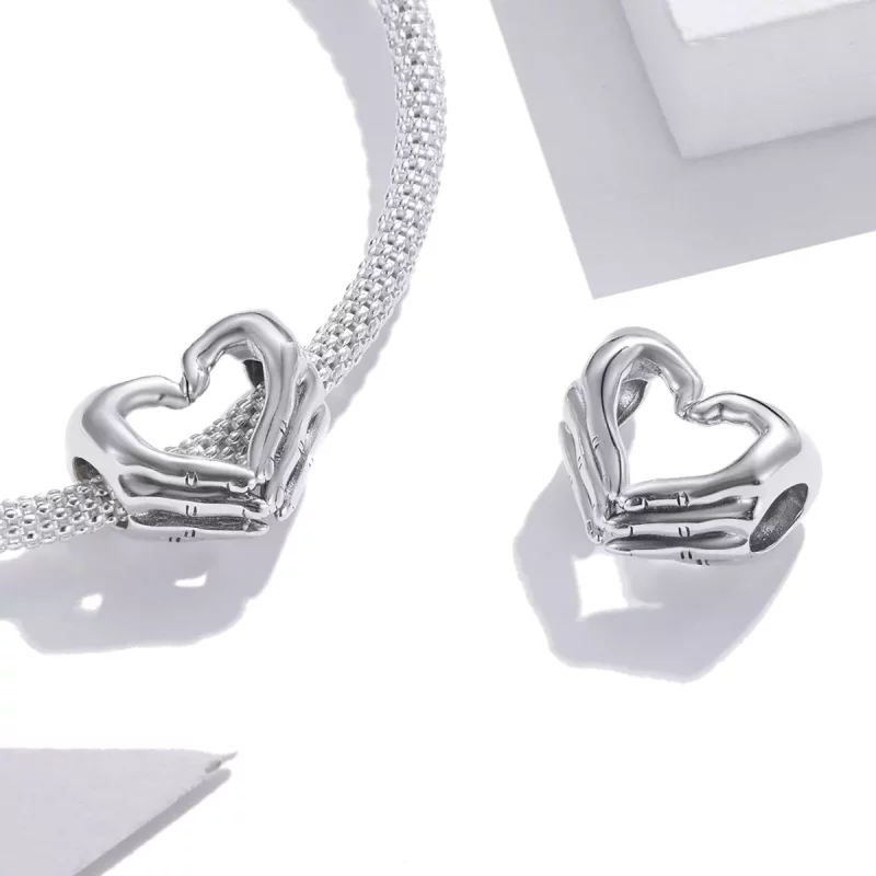 (afbeelding voor) Pandora Style Toon liefde Bedel - BSC498 - Bekijken 4
