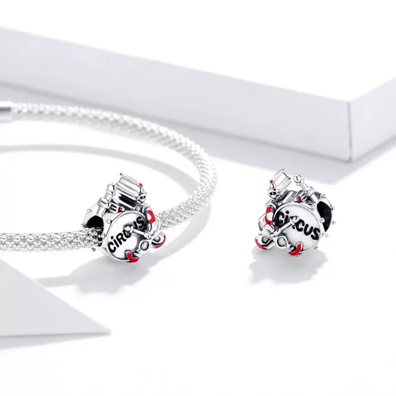 (afbeelding voor) Pandora Style Trommel Clown Bedel - SCC1658 - Bekijken 4