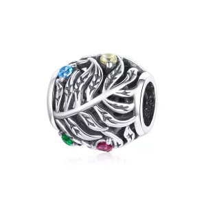 (afbeelding voor) Pandora Style Tropische bladeren Bedel - BSC450