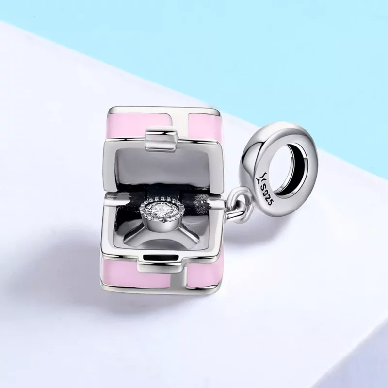 (afbeelding voor) Pandora Style Trouwring Bedel - SCC549 - Bekijken 3