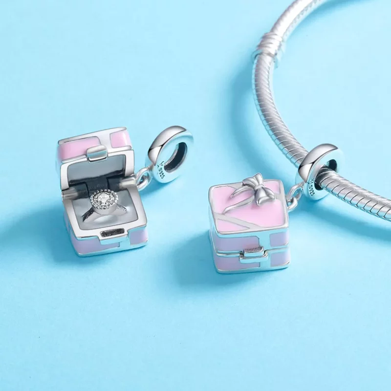 (afbeelding voor) Pandora Style Trouwring Bedel - SCC549 - Bekijken 5