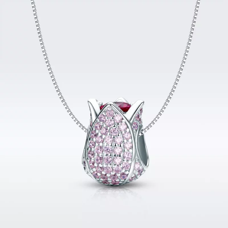 (afbeelding voor) Pandora Style Tulp Bedel - SCC569 - Bekijken 3