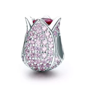 Pandora Style Tulp Bedel - SCC569 (afbeelding voor) Pandora Style Tulp Bedel - SCC569