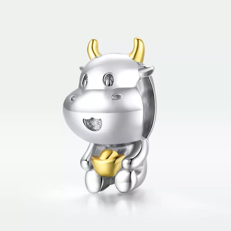 (afbeelding voor) Pandora Style Two-tone Lucky Cow Bedel - SCC1709 - Bekijken 5