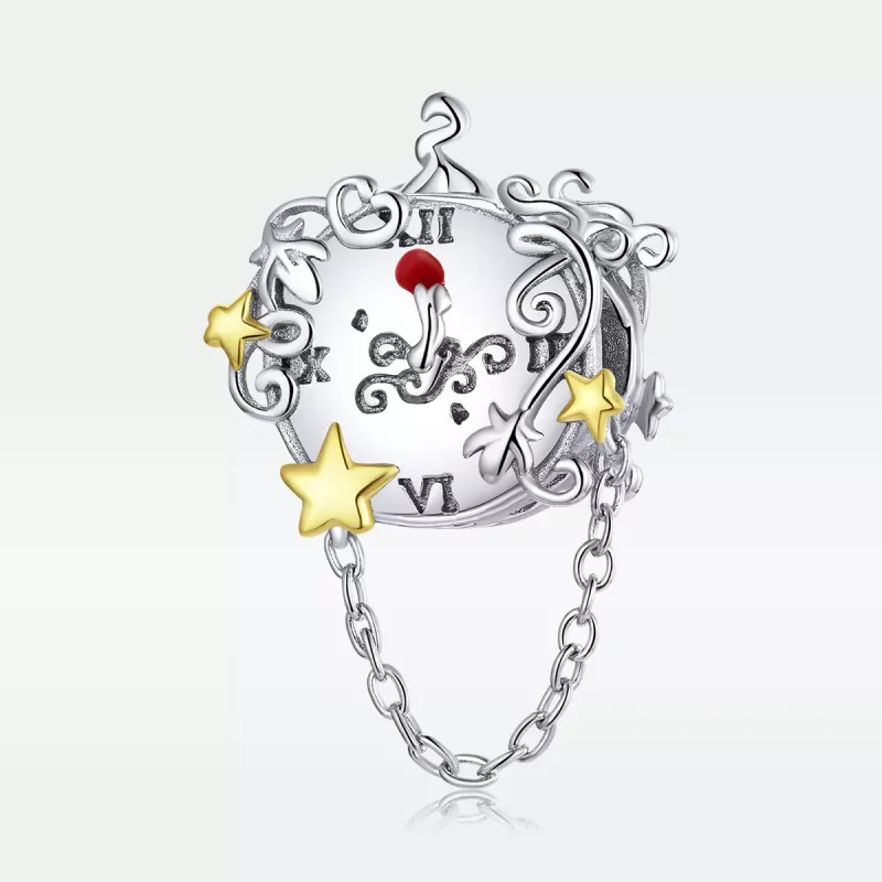 (afbeelding voor) Pandora Style Two-tone Magische klok Bedel - BSC406 - Bekijken 5