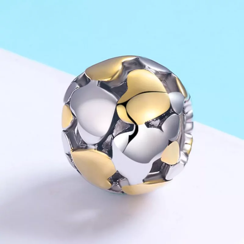 (afbeelding voor) Pandora Style Two-tone Mijn hart is helder Bedel - SCC537 - Bekijken 3