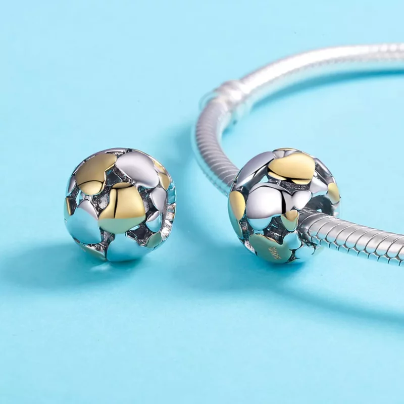 (afbeelding voor) Pandora Style Two-tone Mijn hart is helder Bedel - SCC537 - Bekijken 5