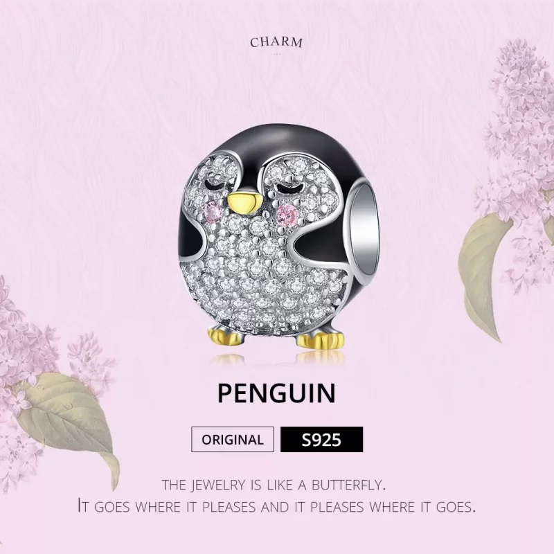 (afbeelding voor) Pandora Style Two-tone pinguïn Bedel - BSC126 - Bekijken 5