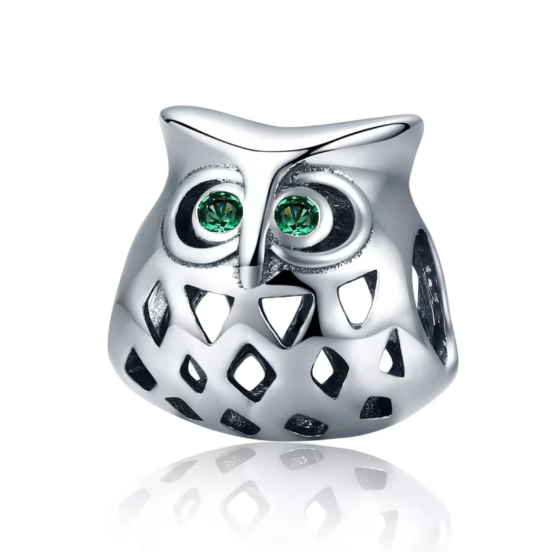 (afbeelding voor) Pandora Style Uil Bedel - SCC424