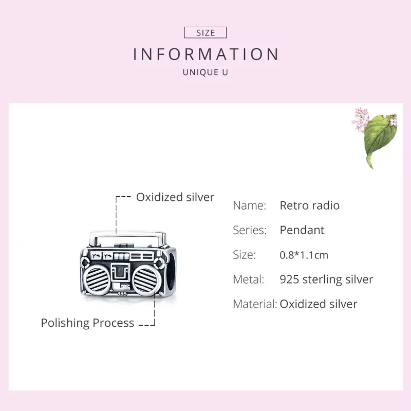 (afbeelding voor) Pandora Style Uitstekende Radio Bedel - SCC1873 - Bekijken 6