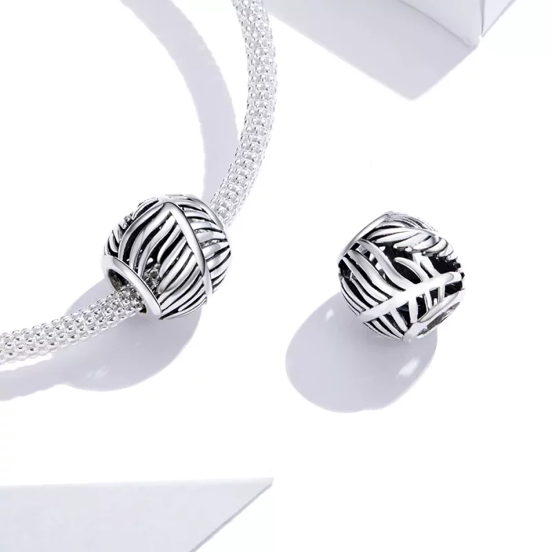 (afbeelding voor) Pandora Style Veer Bedel - SCC1509 - Bekijken 4