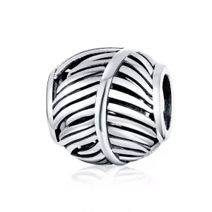 (afbeelding voor) Pandora Style Veer Bedel - SCC1509