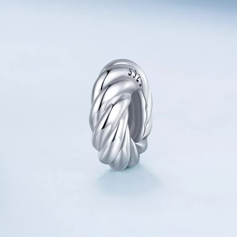 (afbeelding voor) Pandora Style Verdraaien Spacer Bedel - BSC698 - Bekijken 2