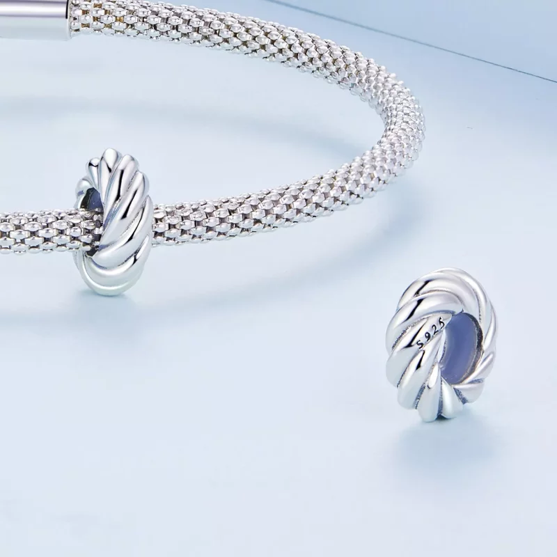 (afbeelding voor) Pandora Style Verdraaien Spacer Bedel - BSC698 - Bekijken 4