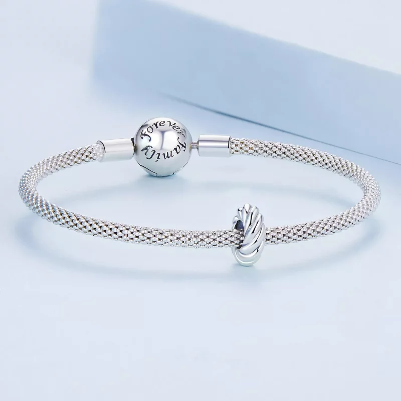 (afbeelding voor) Pandora Style Verdraaien Spacer Bedel - BSC698 - Bekijken 5