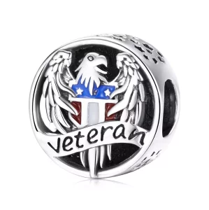 (afbeelding voor) Pandora Style Veteraan Bedel - SCC1885