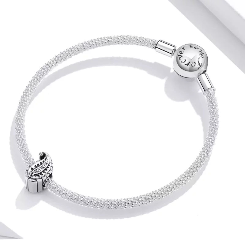 (afbeelding voor) Pandora Style Vintage Bladeren Bedel - SCC1824 - Bekijken 3