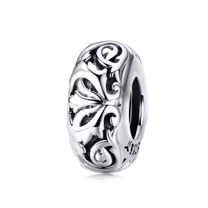 (afbeelding voor) Pandora Style Vintage Bloem Spacer Bedel - SCC1139
