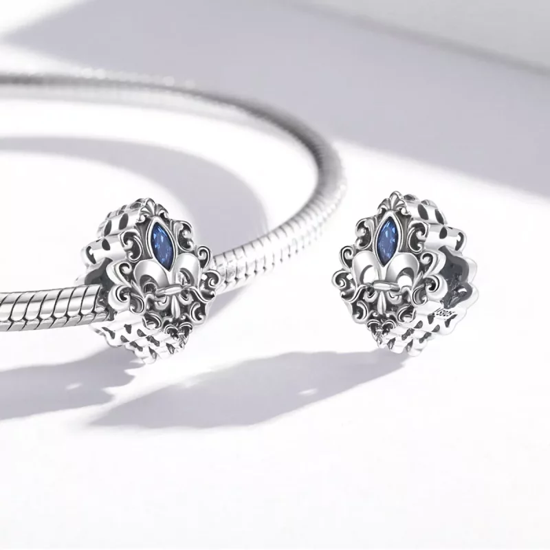 (afbeelding voor) Pandora Style Vintage patroon - waterdruppels Bedel - SCC2151 - Bekijken 4