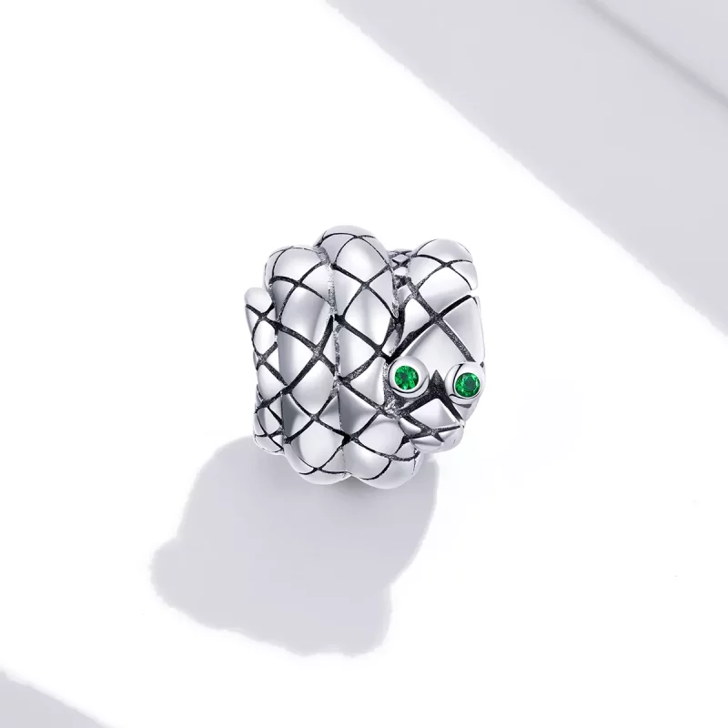 (afbeelding voor) Pandora Style Vintage Slang Bedel - SCC1770 - Bekijken 2