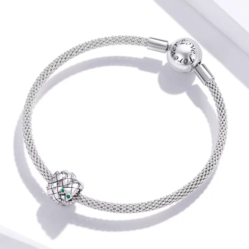 (afbeelding voor) Pandora Style Vintage Slang Bedel - SCC1770 - Bekijken 3