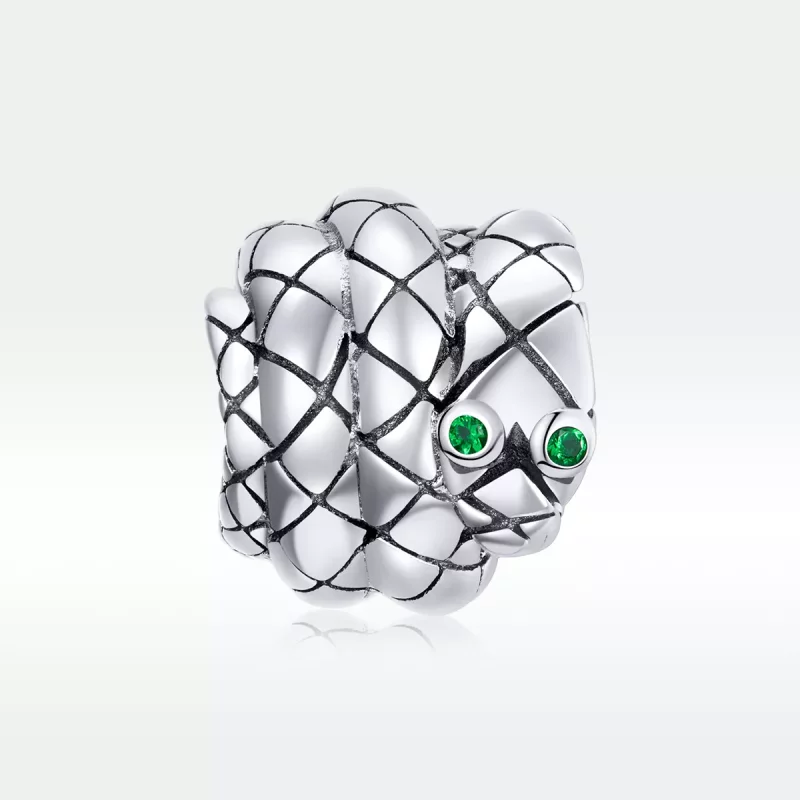 (afbeelding voor) Pandora Style Vintage Slang Bedel - SCC1770 - Bekijken 5
