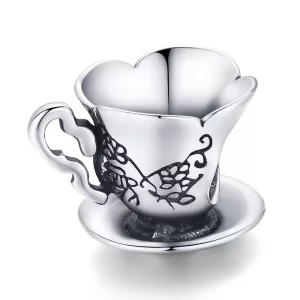 Pandora Style Vintage Theekopje Bedel - SCC1899 (afbeelding voor) Pandora Style Vintage Theekopje Bedel - SCC1899