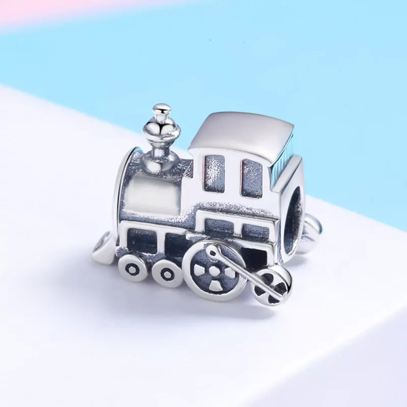 (afbeelding voor) Pandora Style Vintage trein Bedel - SCC507 - Bekijken 3