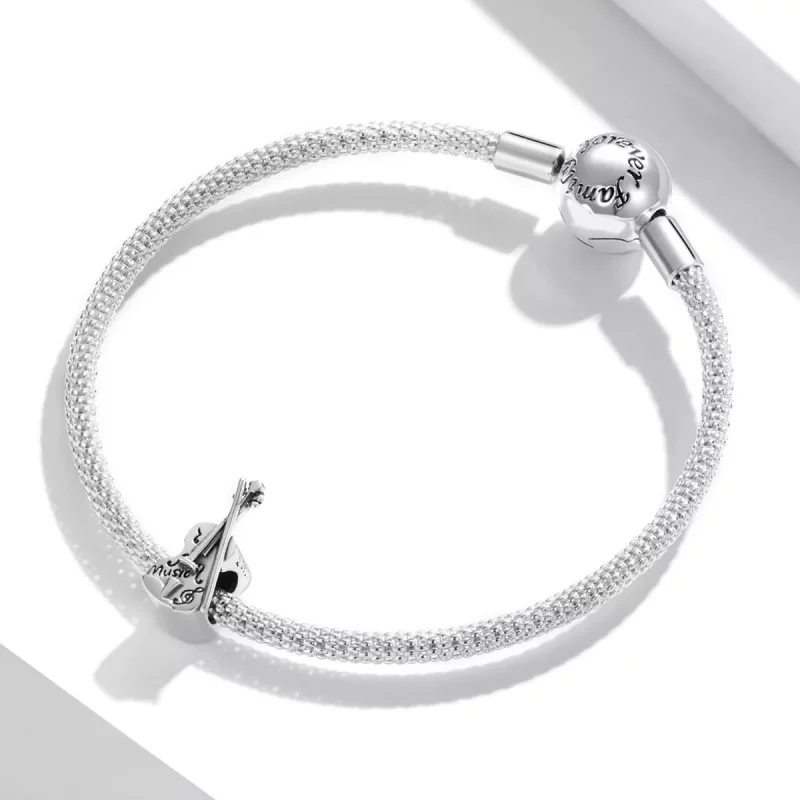 (afbeelding voor) Pandora Style Vintage Viool Bedel - SCC2077 - Bekijken 3