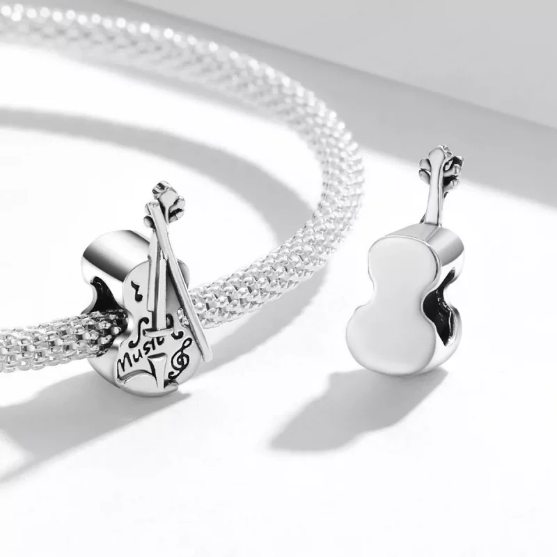 (afbeelding voor) Pandora Style Vintage Viool Bedel - SCC2077 - Bekijken 4