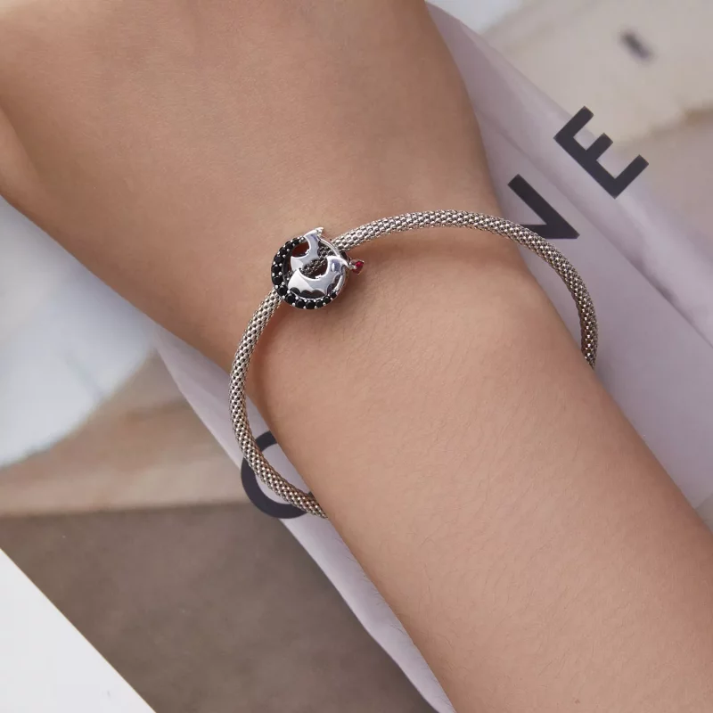 (afbeelding voor) Pandora Style Vleermuis Bedel - SCC2392 - Bekijken 5